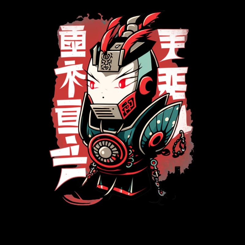 Kitsune Samurai Warrior Robot