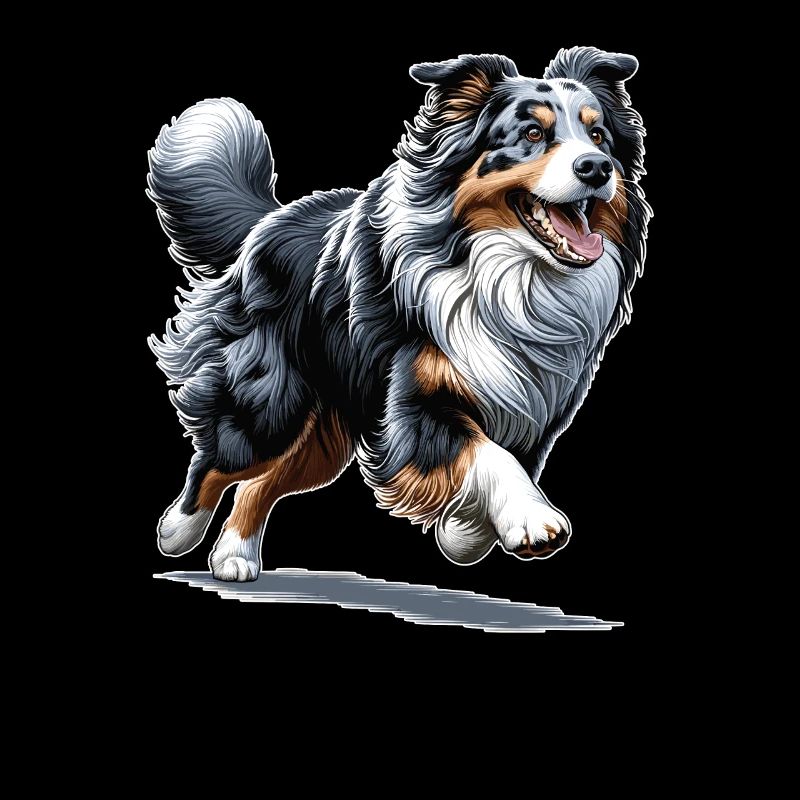 Berger Australien Bleu Merle Aussie Chiens