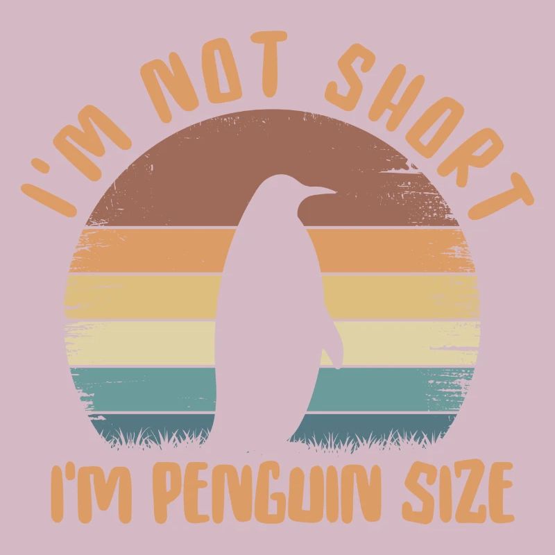 Ich bin nicht klein Ich bin Pinguin Größe Liebe Pinguine