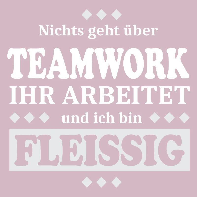 Lustiges Teamwork Design