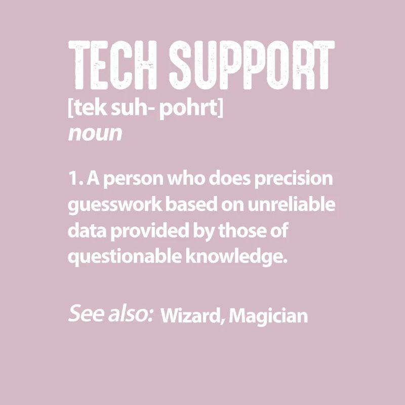 Technischer Support Computer IT Programmierer