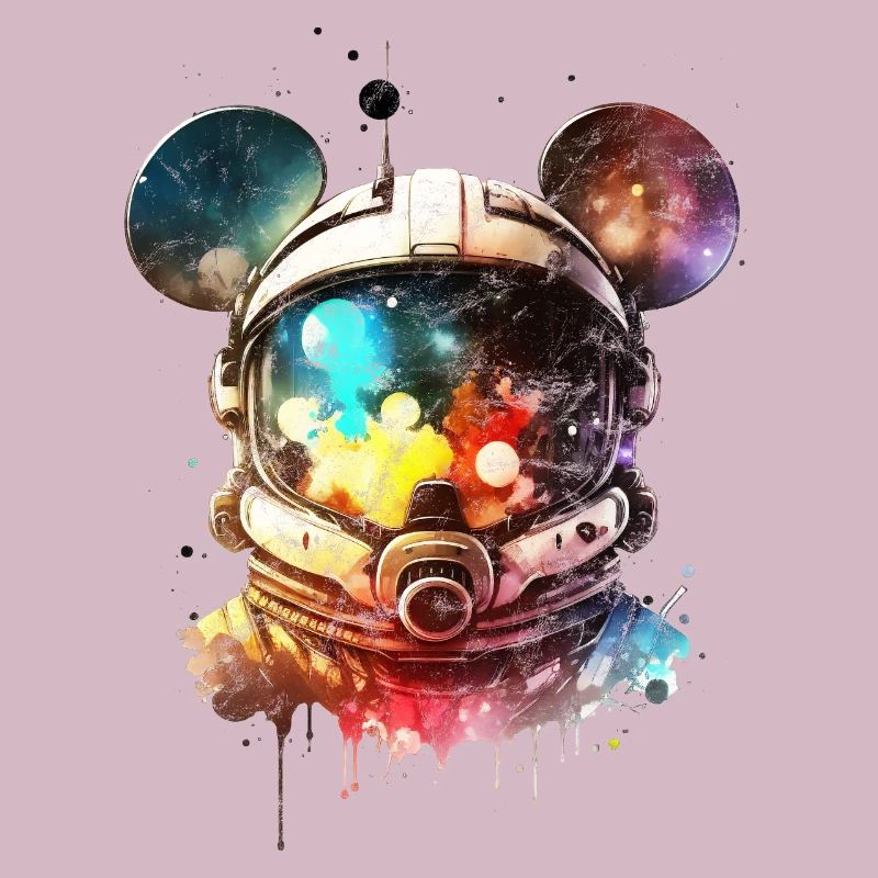 Souris astronaute, Casque, Combinaison spatiale, Espace, Espace