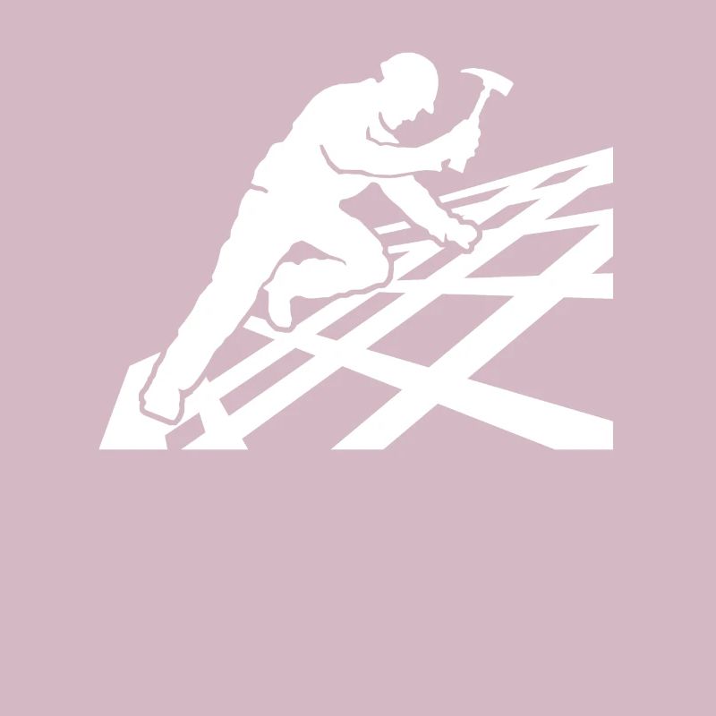 Dachdecker Motiv Dachdecken