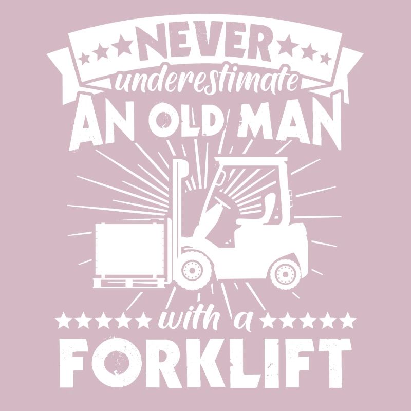 Underestimate man forklift