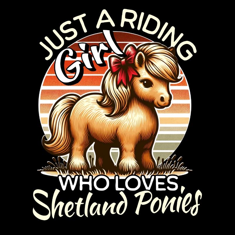 Shetland Pony Mädchen