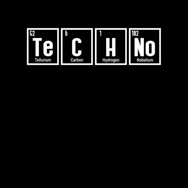 Tableau périodique Rave Techno