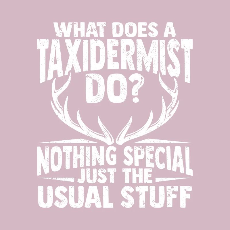 Taxidermist design for stuffing animals
