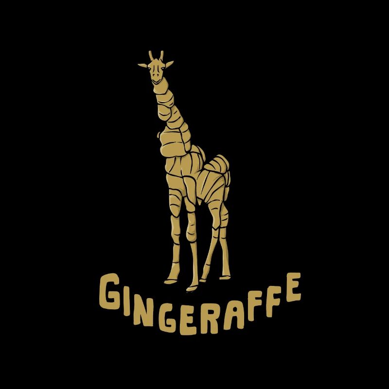 Tiere Ingwer "gingeraffer" Giraffe