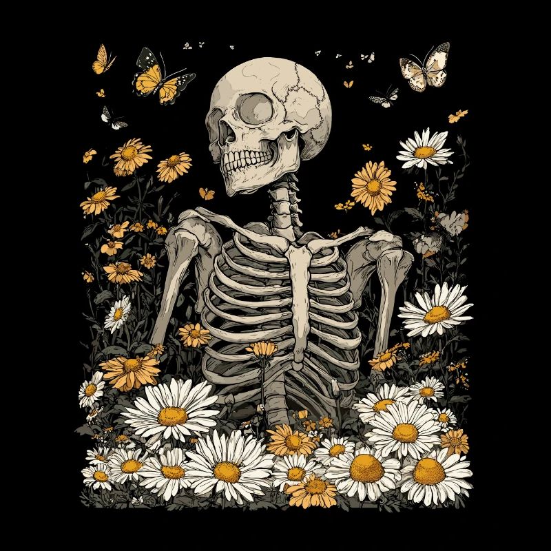 Skelett Blumen