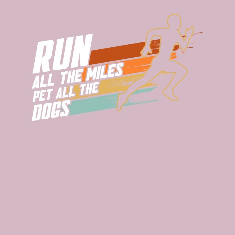 Läuferin Marathon Hundemutter Hunde Mutter