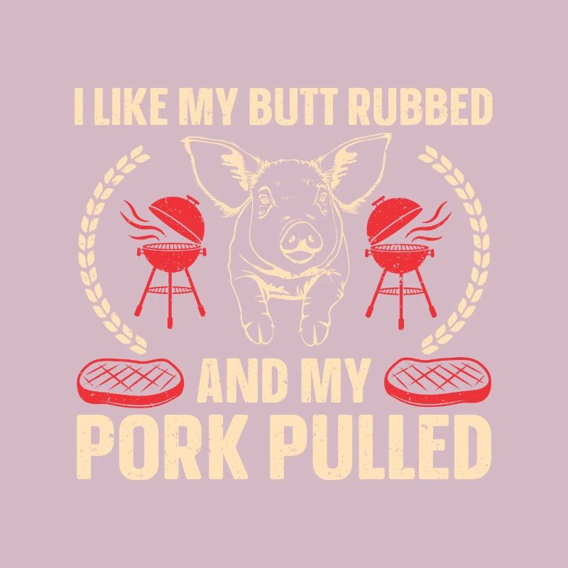 BBQ Pulled Pork Schwein Grill