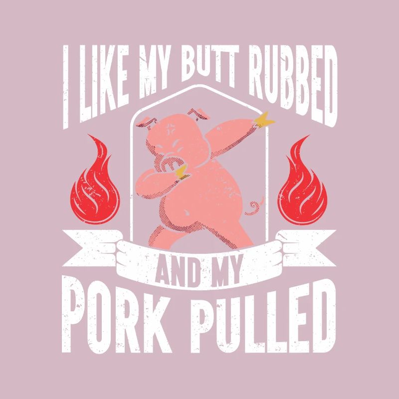 BBQ Pulled Pork Schwein Grill