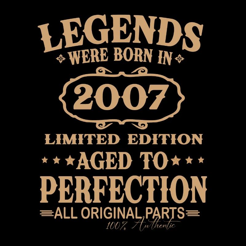 Legends were born in 2007