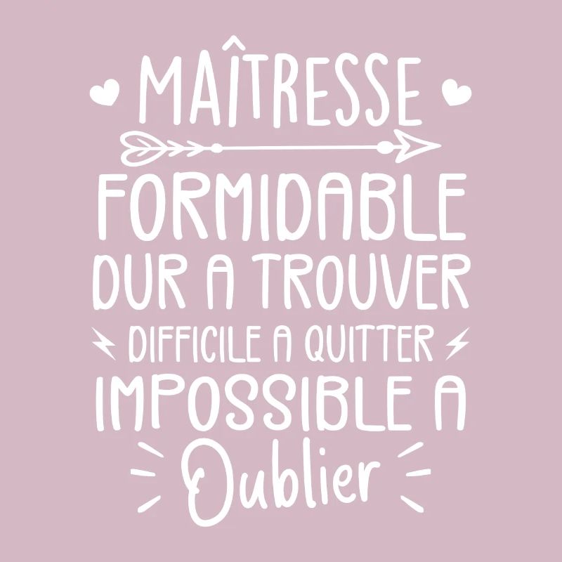 Maîtresse Formidable Cadeau Maîtresse D'école