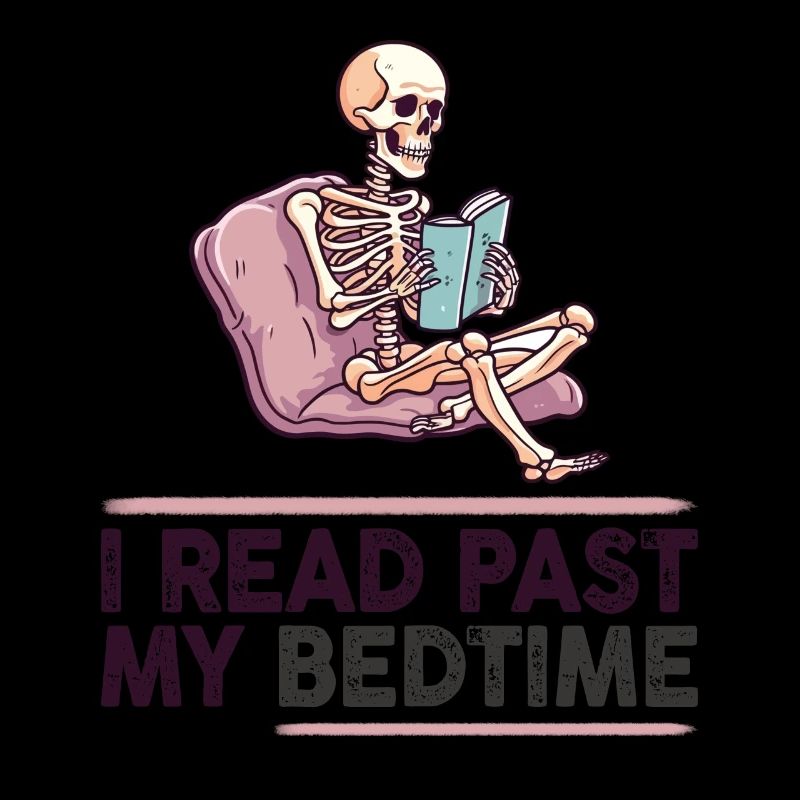 Je lis skeleton après le coucher