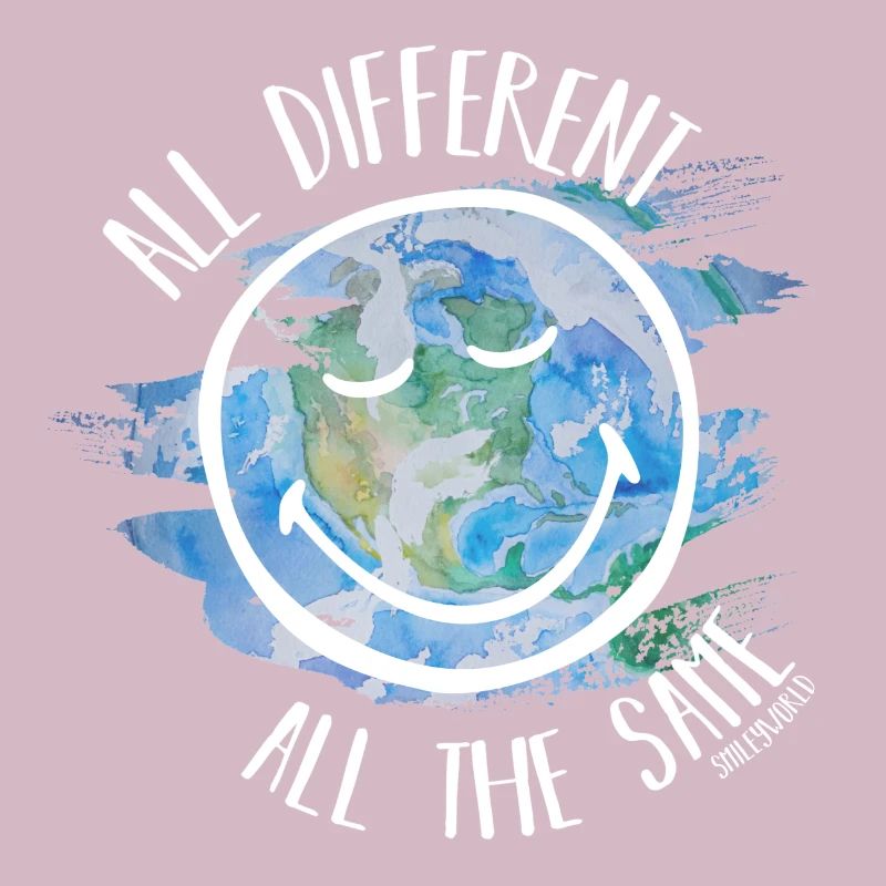All Different All the Same Smileyworld blanc