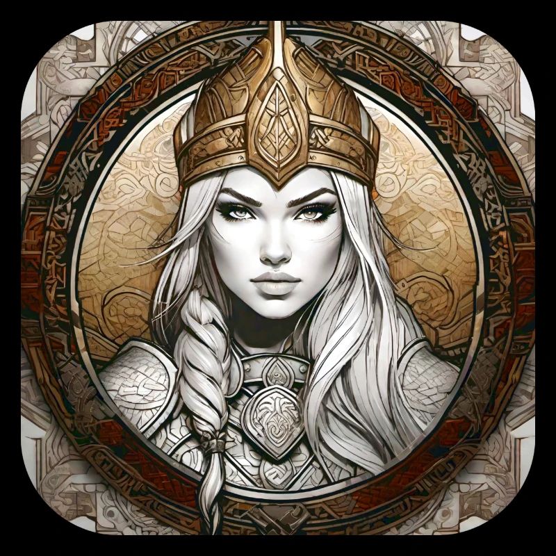 Proud Viking Germanin Shieldmaiden
