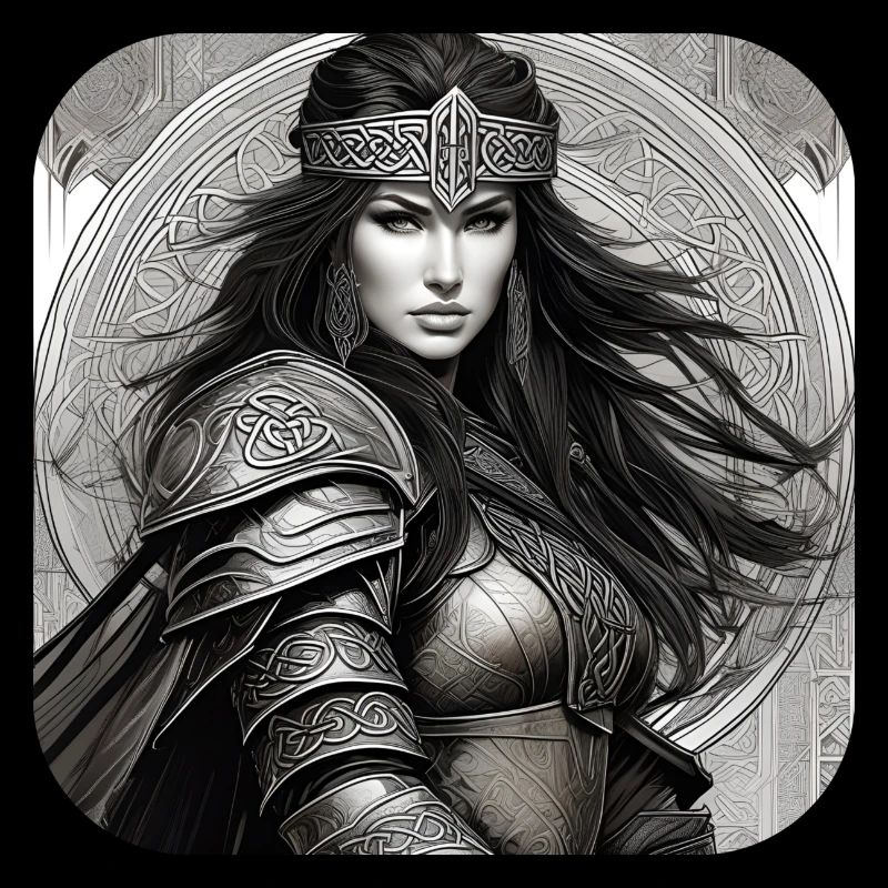 Proud Viking Germanin Shieldmaiden