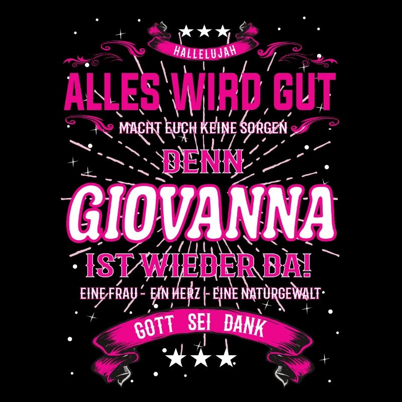 Giovanna ist wieder da, alles wird gut