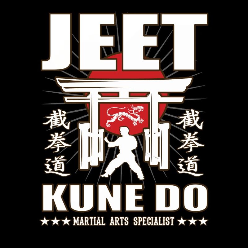 Jeet Kune Do Kanji und Dojo Design