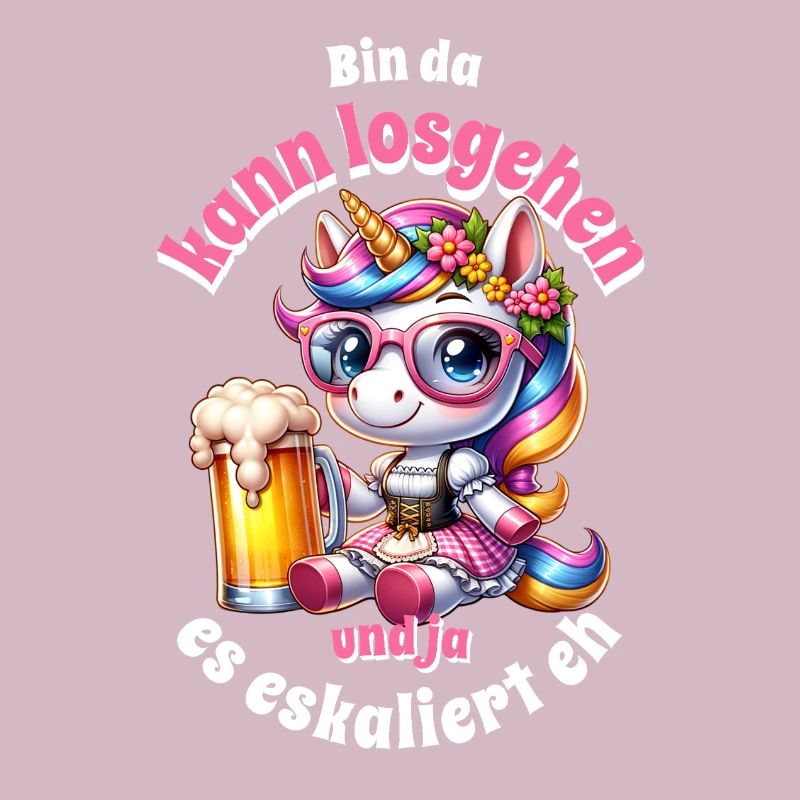 Kleines Einhorn Bierfreude
