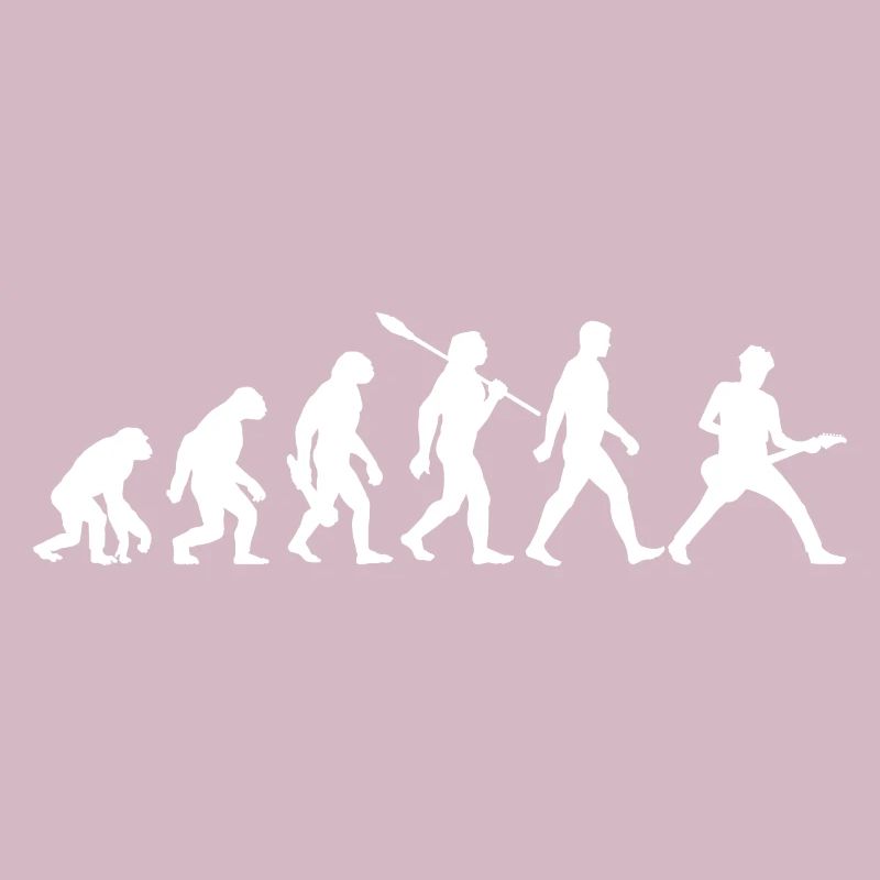 Evolution Guitariste Musicien Rock