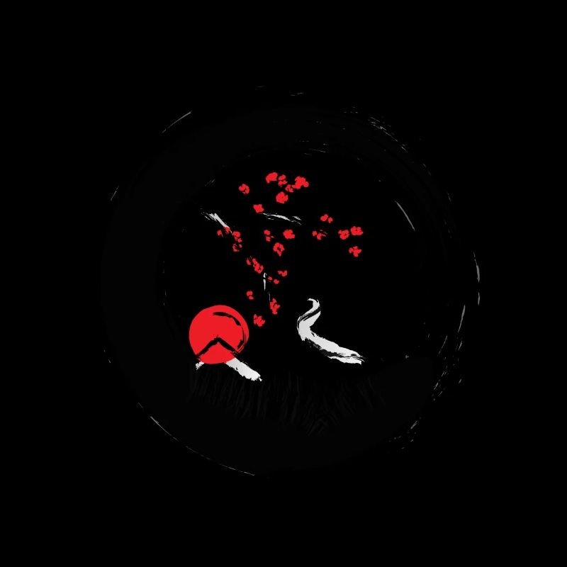 Bonsai Tree Zen Enso Circle Circle