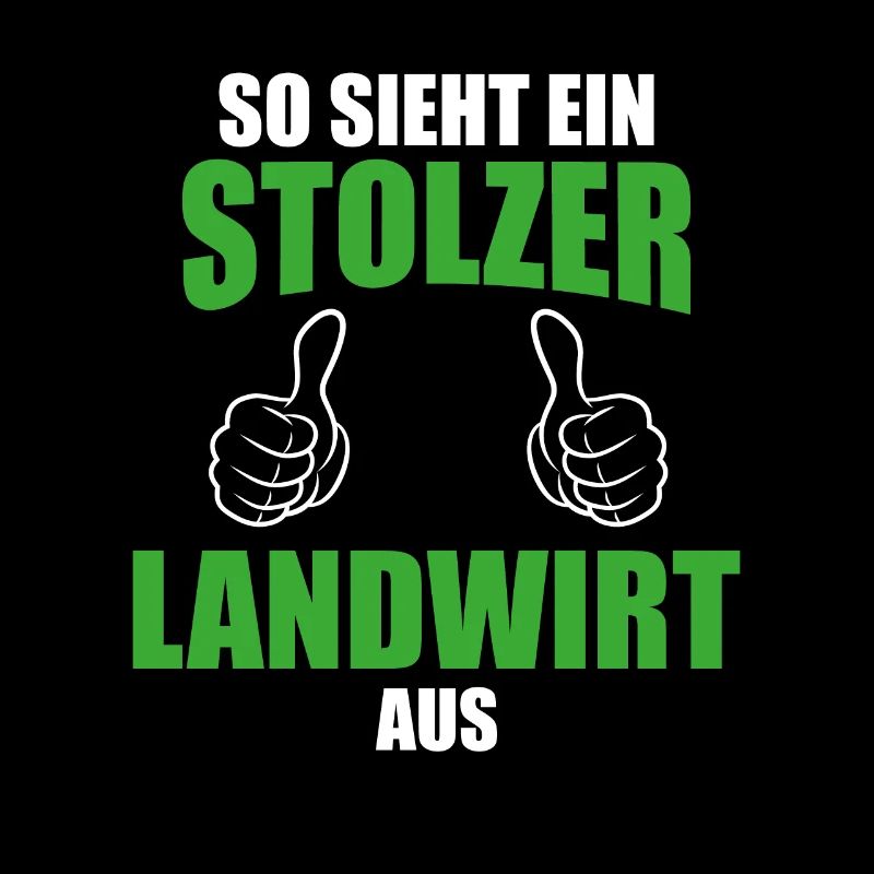 So sieht ein stolzer Landwirt aus Bauer