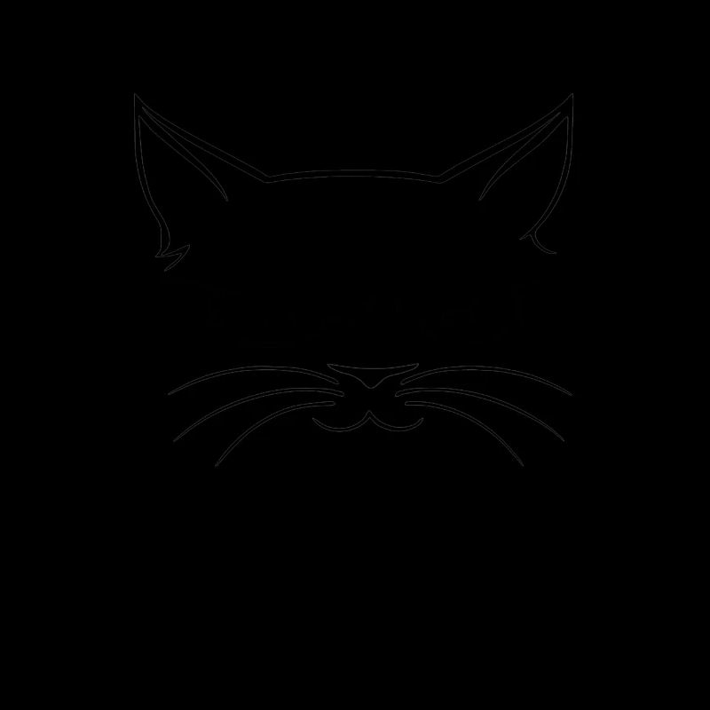 A grim at the same time mischievous smiling cat