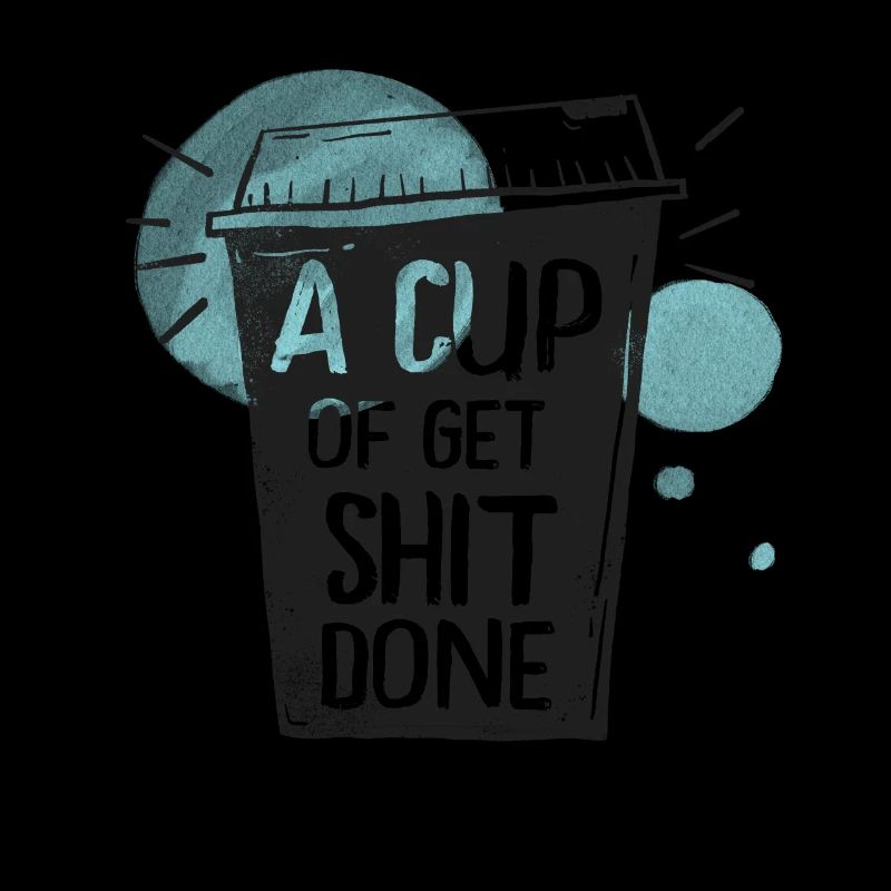 Lustiger Kaffeebecher mit Spruch