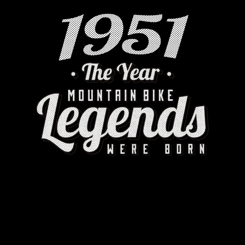 VTT-Mountainbiker 1951 Né Anniversaire VTT
