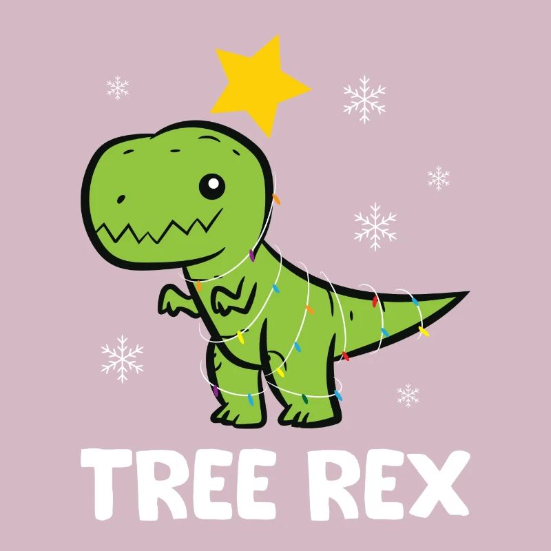 T-Rex - Flocon de neige Étoile de lumière Tree Rex