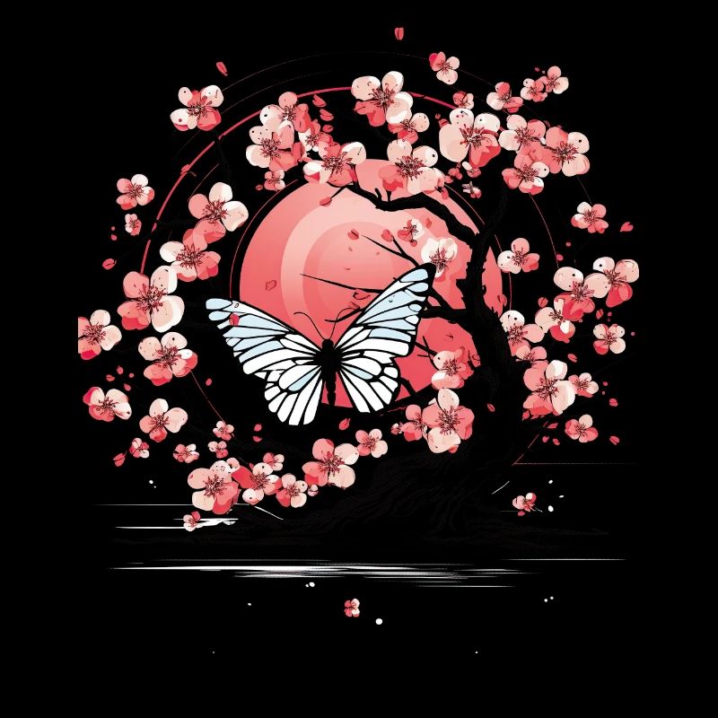 Japan Sakura Cherry Blossom Tree