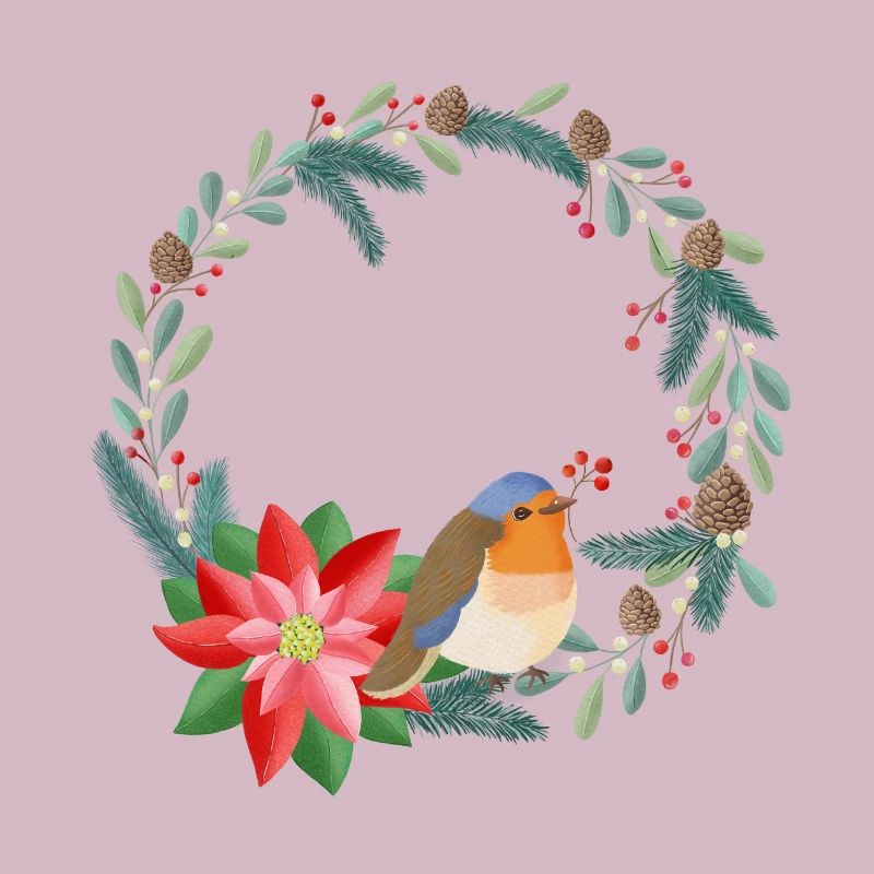 Weihnachtskranz personalisierbar mit deinem Text