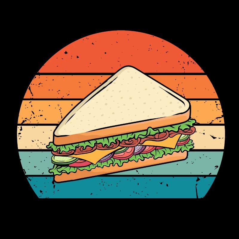 Leben ist Besser mit Sandwich Essen BBQ