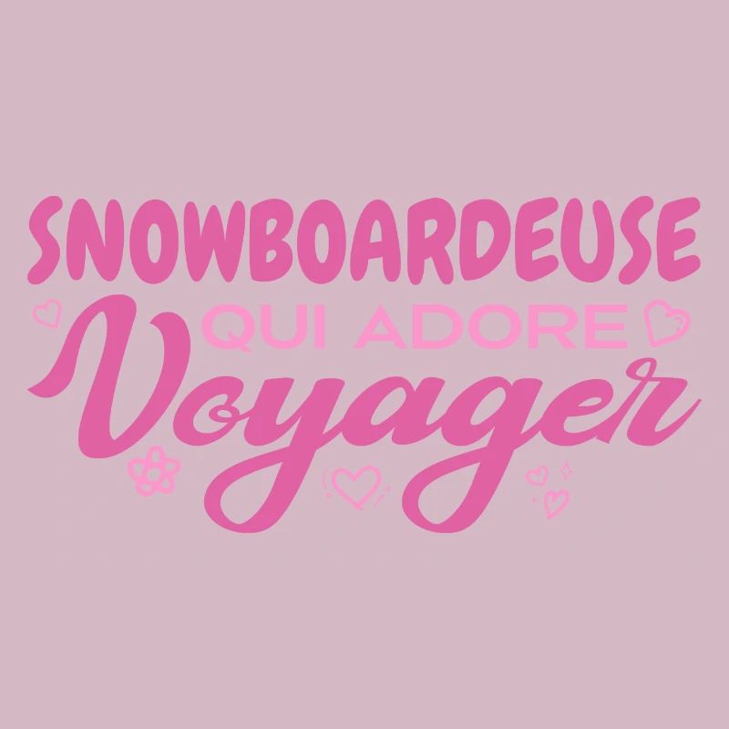 Snowboardeuse globe-trotteuse passionnée de voyage