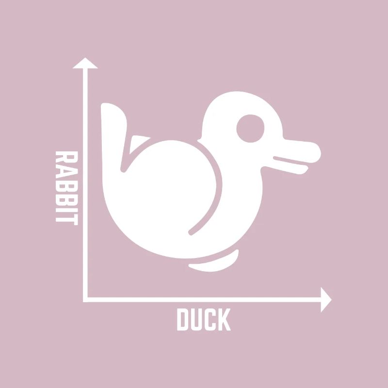 Rabbit Duck Graph Math Pun Schüler Lehrer Ostern