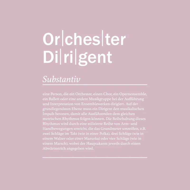 Definition Eines Dirigenten - Orchestra
