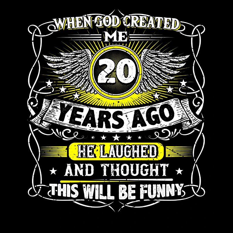 When God created me 20 years ago, Lustiger created 20.