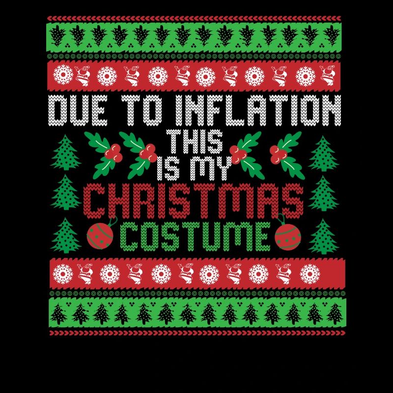 En raison de l’inflation pulls de Noël drôle de Noël