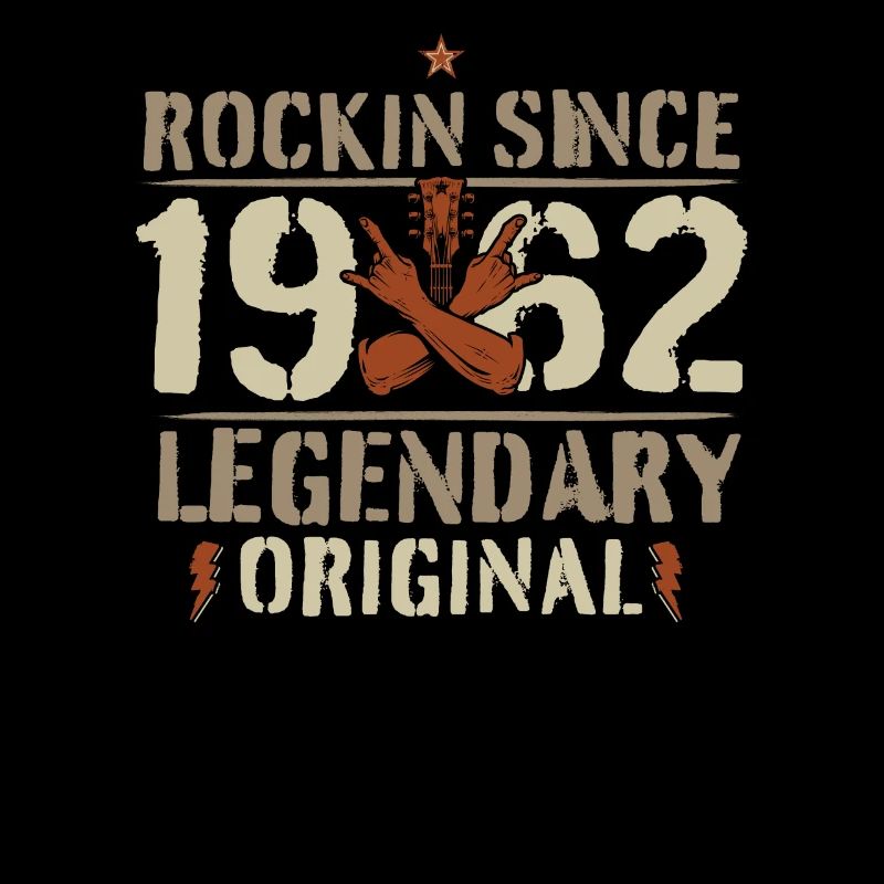 1962 60 Jahre Rock and Roll Geburtstag Geschenk