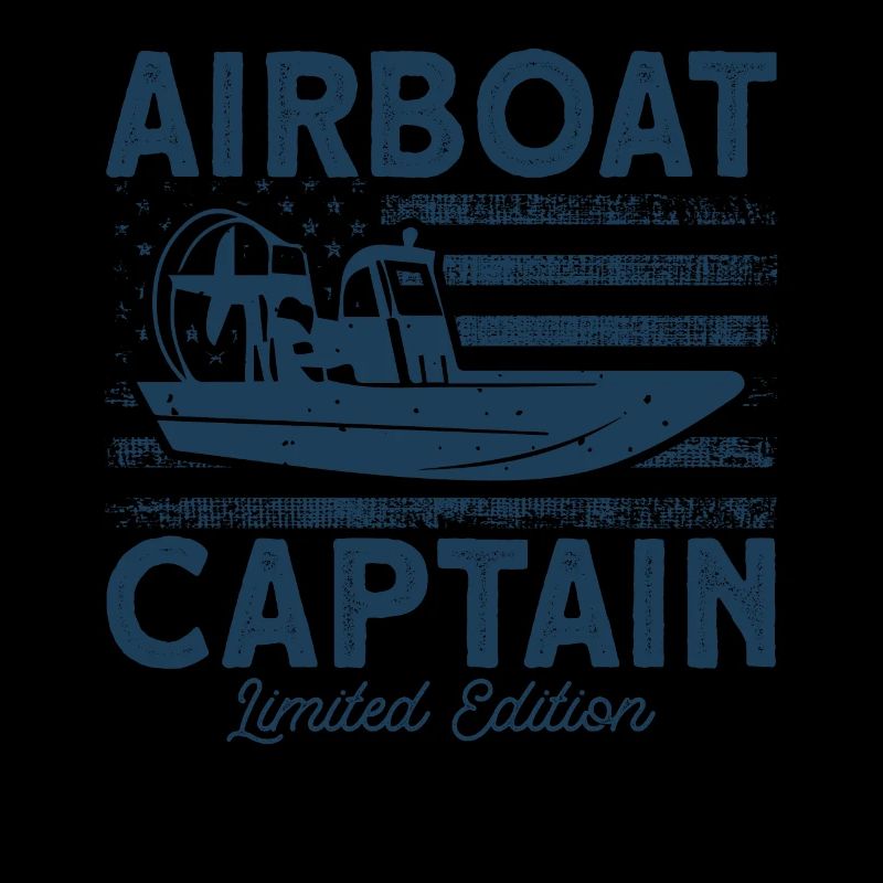 Capitaine de bateau à air Cadeau de capitaine d’hydroglisseur