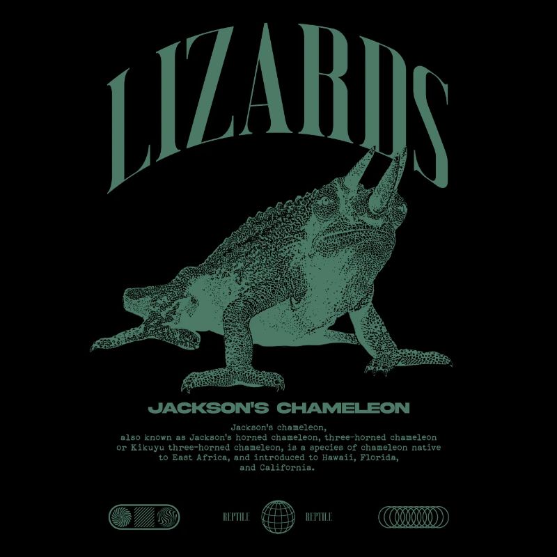 Jackson's Chameleon Streetwear Lizard Keeper