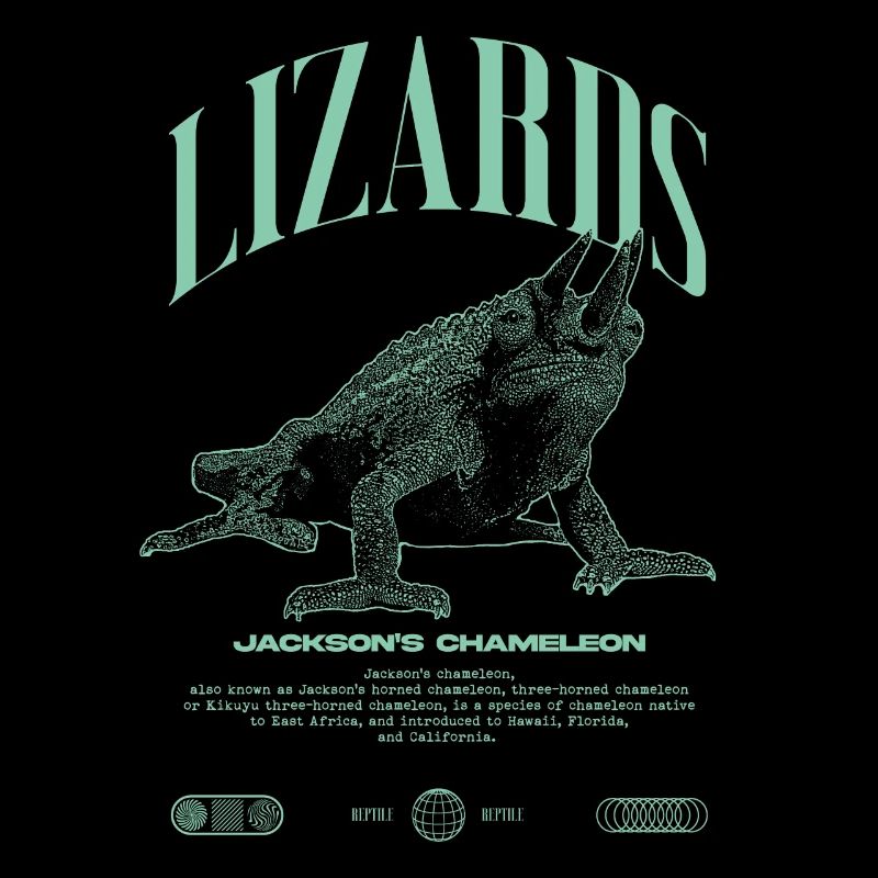Jackson's Chameleon Streetwear Lizard Keeper