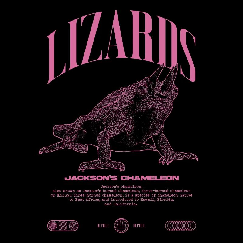 Jackson's Chameleon Streetwear Lizard Keeper