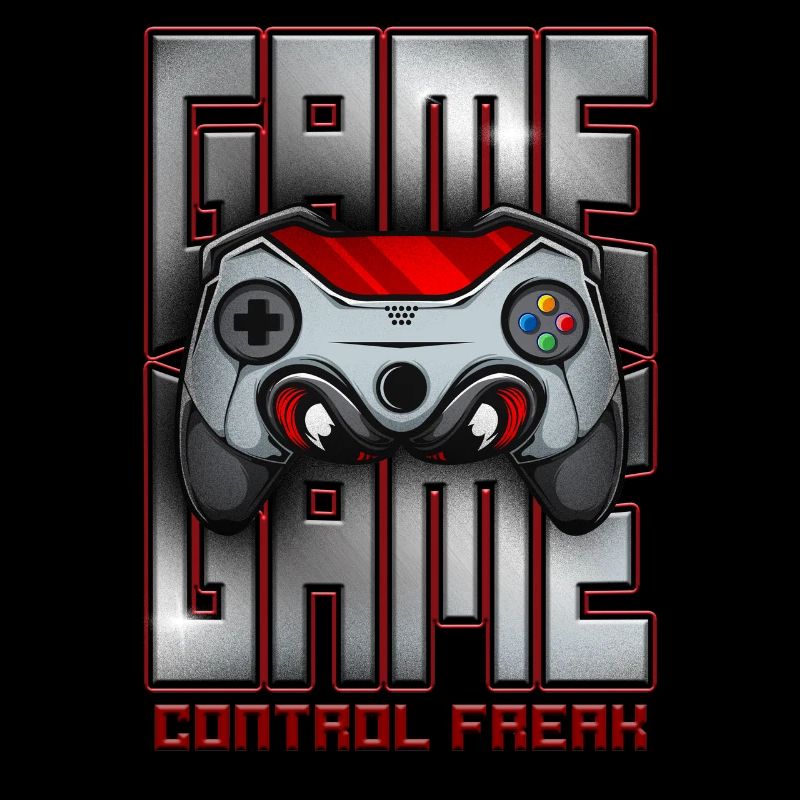 Control Freak Drôle Rétro Jeu Vidéo