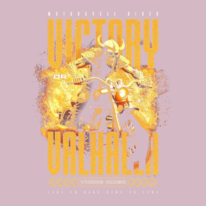 Motorrad Nordische Wikinger Sieg Oder Walhalla
