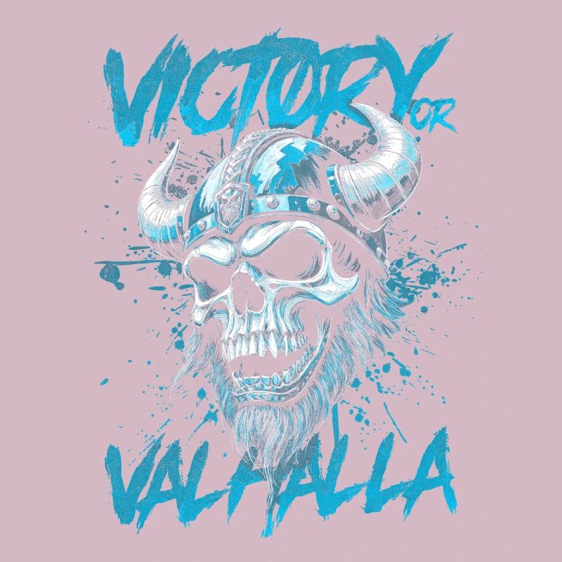 Nordischer Wikingersieg oder Walhalla