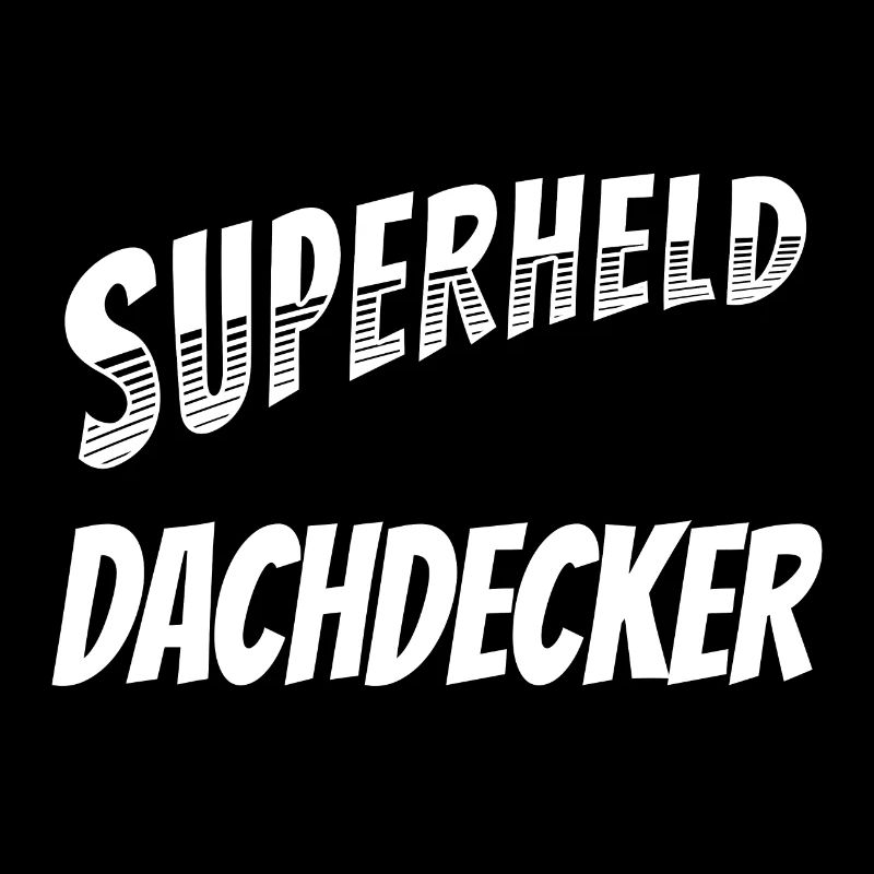 Superheld, clever getarnt als Dachdecker