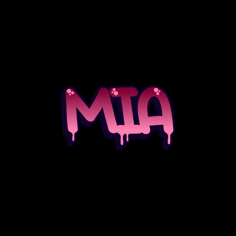 Graffiti Name Mia